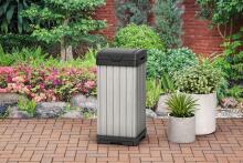 Atkritumu tvertne Rockford Refuse Bin 125L pelēka