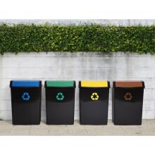 Waste bin 50L blue