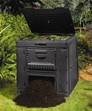 Komposta kaste E-Composter Without Base 470L melna