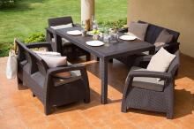 Garden furniture set Corfu Fiesta Set brown