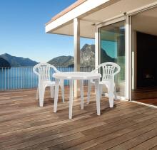 Mallorca garden chair white