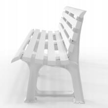 Garden bench Olimpia 150x53x77cm white