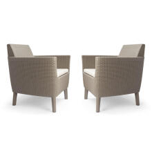 Garden chairs 2pcs. Salemo Duo beige