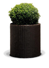 Puķu pods Large Cylinder Planter brūns