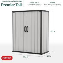 Garden cabinet Premier Tall