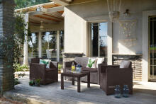 Garden furniture set Alabama Set brown