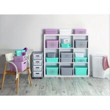 Infinity 11L 4 compartment wheeled chest 30x36x69cm grey