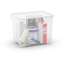 Box with lid T Box S 20L 26,5x38x28,5cm transparent