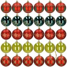 Christmas tree baubles Springos CA1134 6 CM 30 PCS.