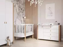 YappyKids YappyÉtude II Art.388851 White komoda su vystymo paviršiumi