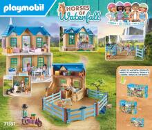 PLAYMOBIL WORLD OF HORSES Waterfall Ranch 71351