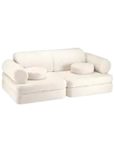 Wigiwama Teddy Settee Art.HS 94018000 Cream White