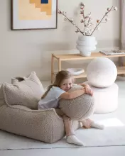 Wigiwama Teddy Art.W597515 Biscuit Beanbag Chair