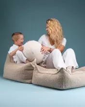 Wigiwama Teddy Art.W597515 Biscuit Beanbag Chair