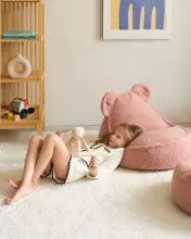 WigiWama Teddy Bear Art.W598499 Guava Bear Beanbag