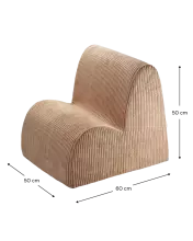 WigiWama Cloud Art.W597966 Toffee Chair