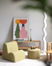 WigiWama Teddy Cloud Art.W598550 Matcha Chair