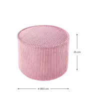 WigiWama Art.W596716 Pink Mousse Пуфик