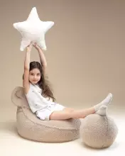 WigiWama Star Art.W597249 Cream White Cushion