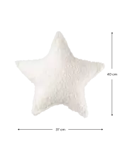 WigiWama Star Art.W597249 Cream White Cushion