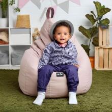 Qubo™ Tiny Drop Indigo Fresh Fit  Art.210252 Sēžammaiss, mīkstais, ergonomisks pufs bērniem (beanbag)