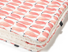 „La Millou“ menas. 83520 Ikimokyklinio amžiaus antklodė „Dream Penguin Pepe Ecru Premium“ kokybės dvipusė antklodė (110x140 cm)