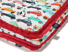 La Millou Art. 83525 Preschooler's Blanket La Mobile Red Высококачественное детское двустороннее одеяло (110x140 см)